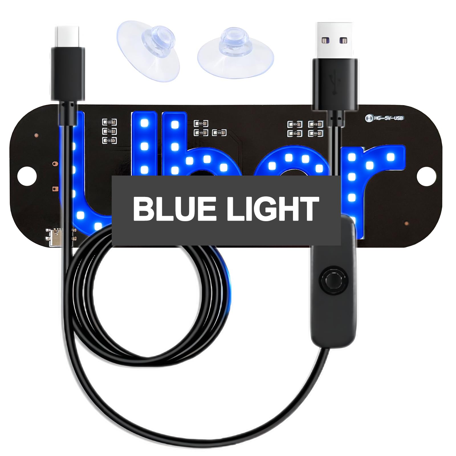Photo 1 of GKOKG LED Blue Light Sign for Car Windshield (Green)