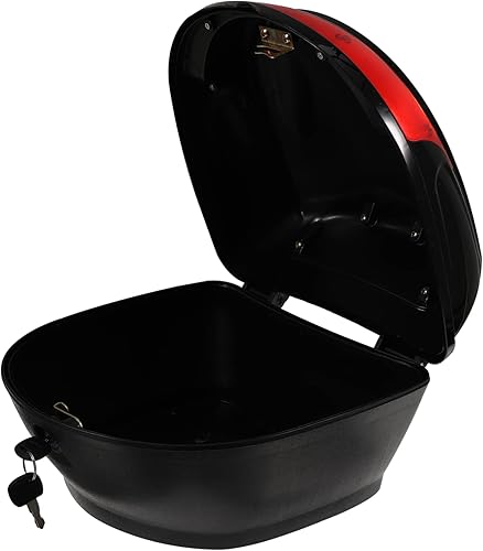 Ciclomotor Scooter Motocicleta Maletero Caja de Almacenamiento Tronco Cola Maleta Maleta Bolsa de Almacenamiento de Motocicleta Portador de