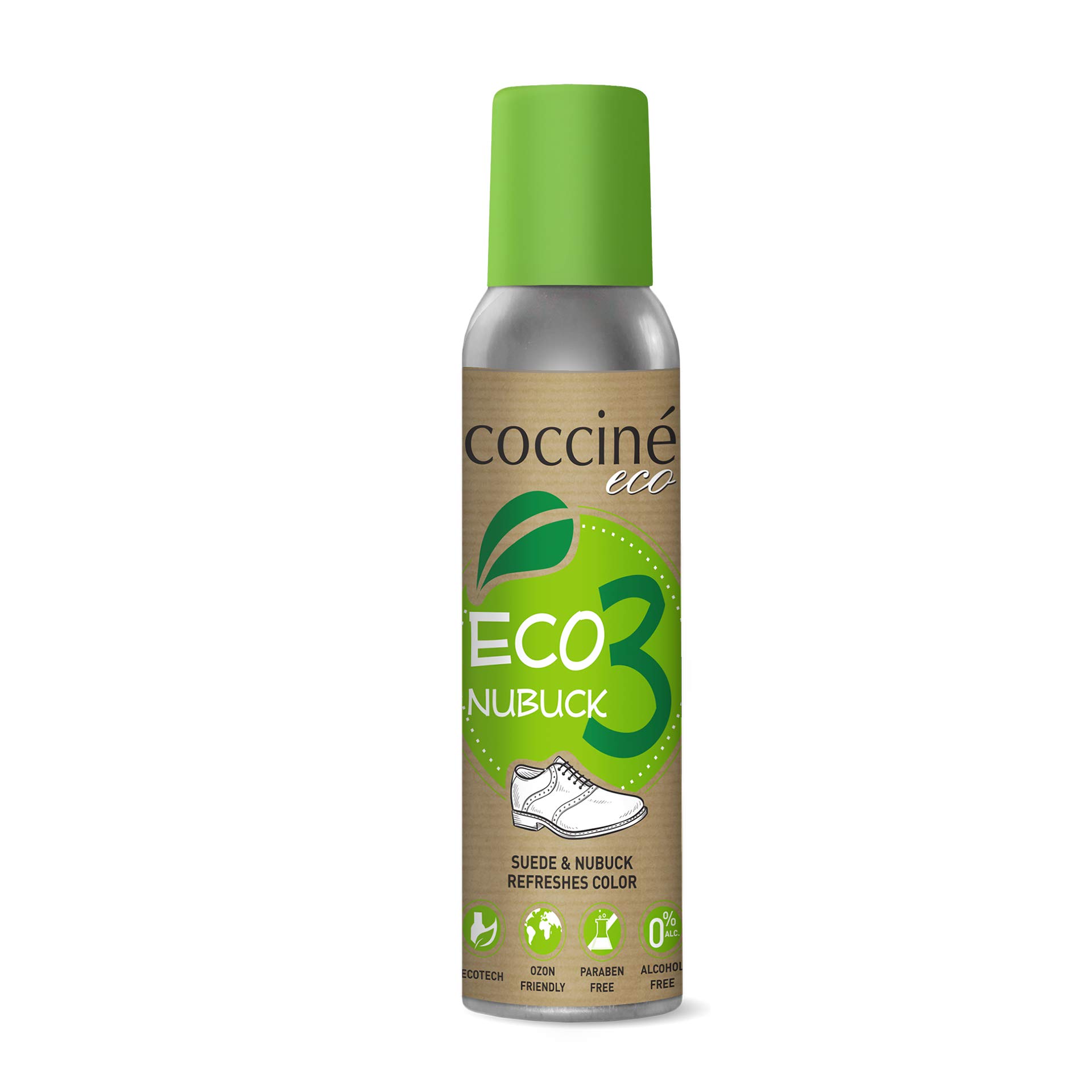 Cocciné - Wildleder Pflege Set | Nubuklederpflege | Nubuk Lederpflege | Schuhe Färben | Imprägnierspray Reiniger | (Neutral & Schwarz) | 3x200ml
