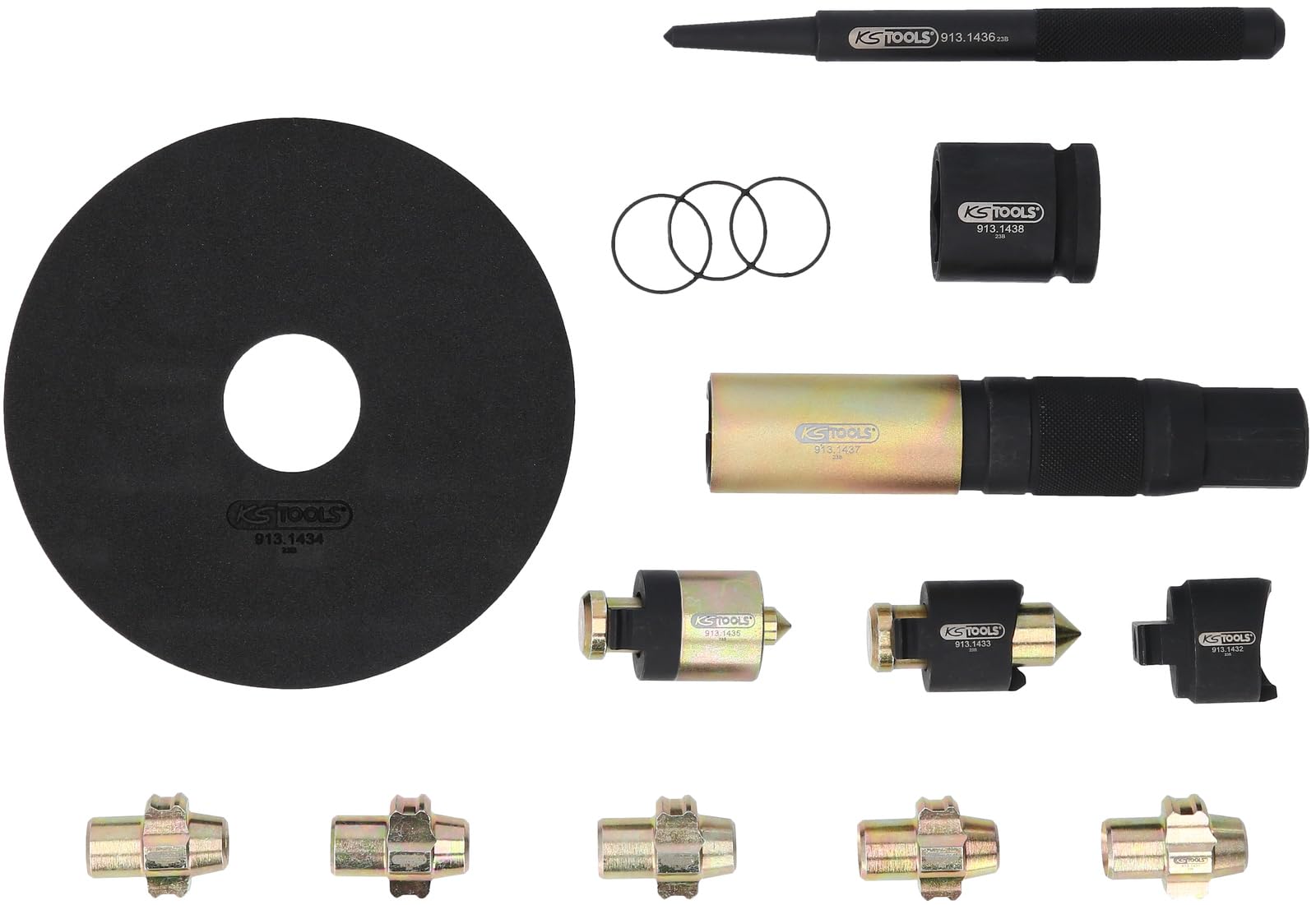 KS TOOLS Jeu d'outils de déblocage, Serrure de Jante 913.1430