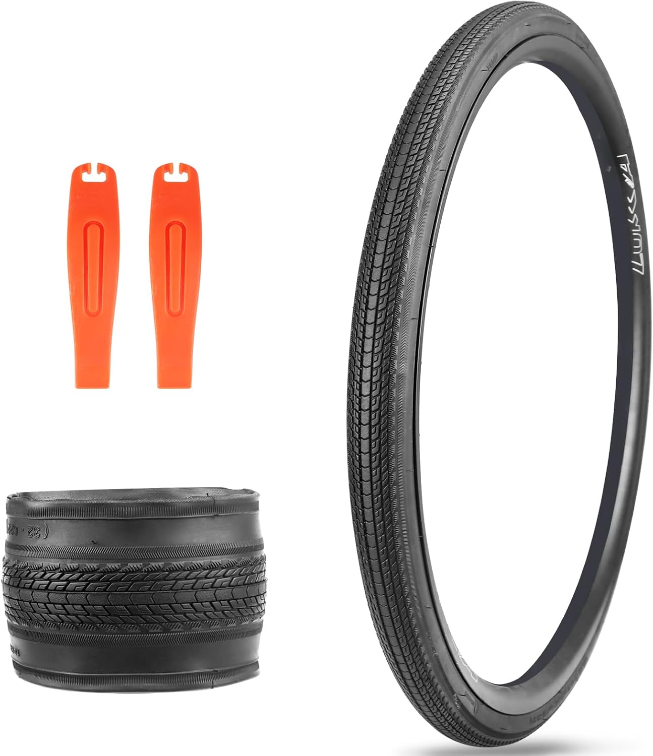 Product image of MEGHNA 700C Road Bike Tire Foldable 700 x 28C/32C Tire for Road Racing 28-622mm/32-622mm Fast Rolling Tire Replacement for Road Bicycle Hybrid Bike Commuter Bike