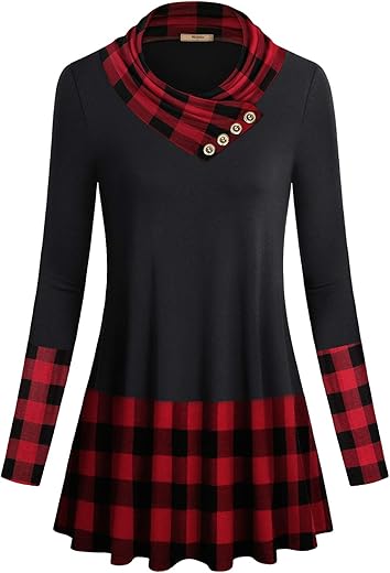 Miusey Women's Long Sleeve Cowl