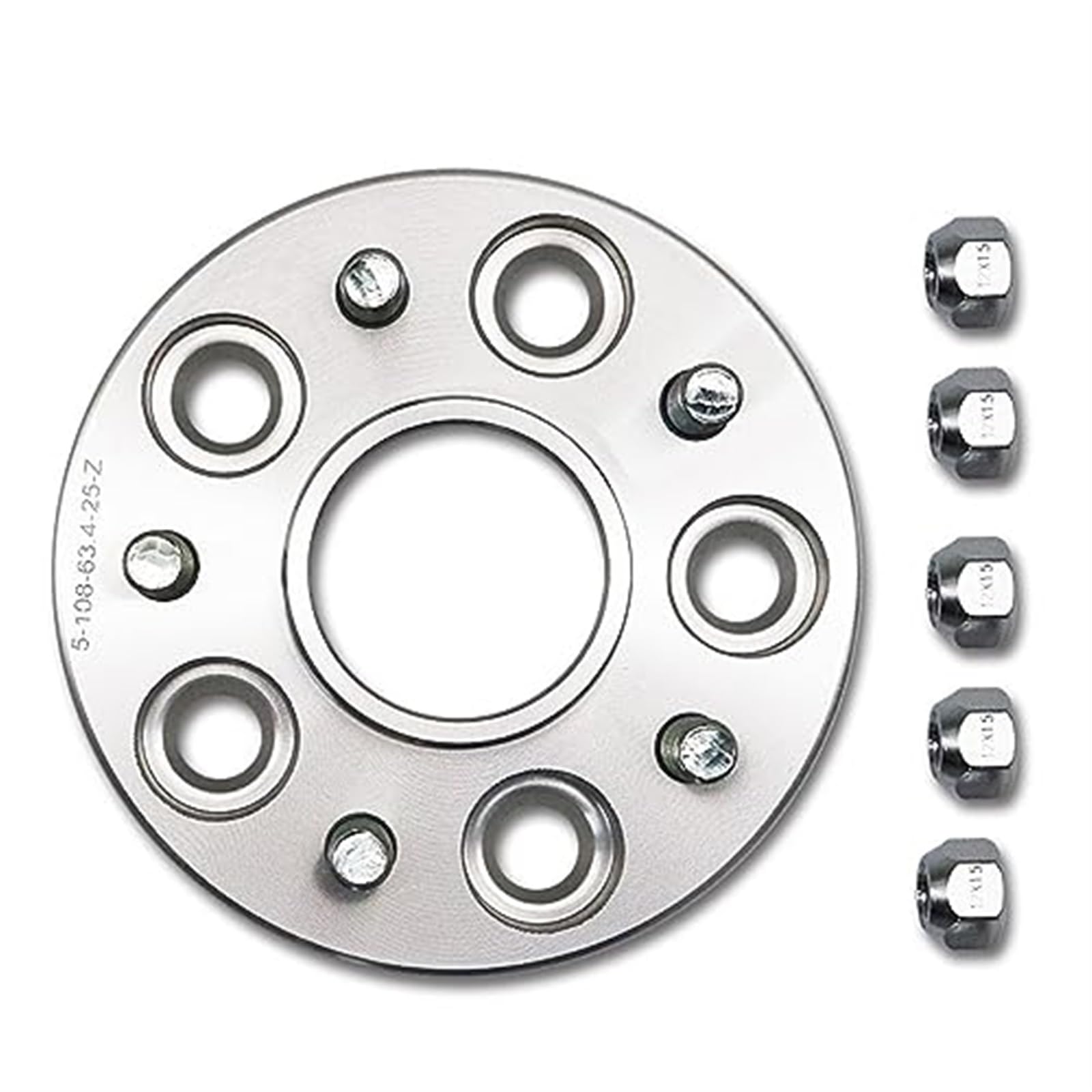 2 sztuki PCD 5x114.3 56.1mm Adapter dystansowy koła, do Subaru, WRX S4/STI, Legacy, Outback, Levorg, Forester, 15/20/25/30/35mm Dystanse kół dla stabilności pojazdu(Black 2PIECES 25MM)