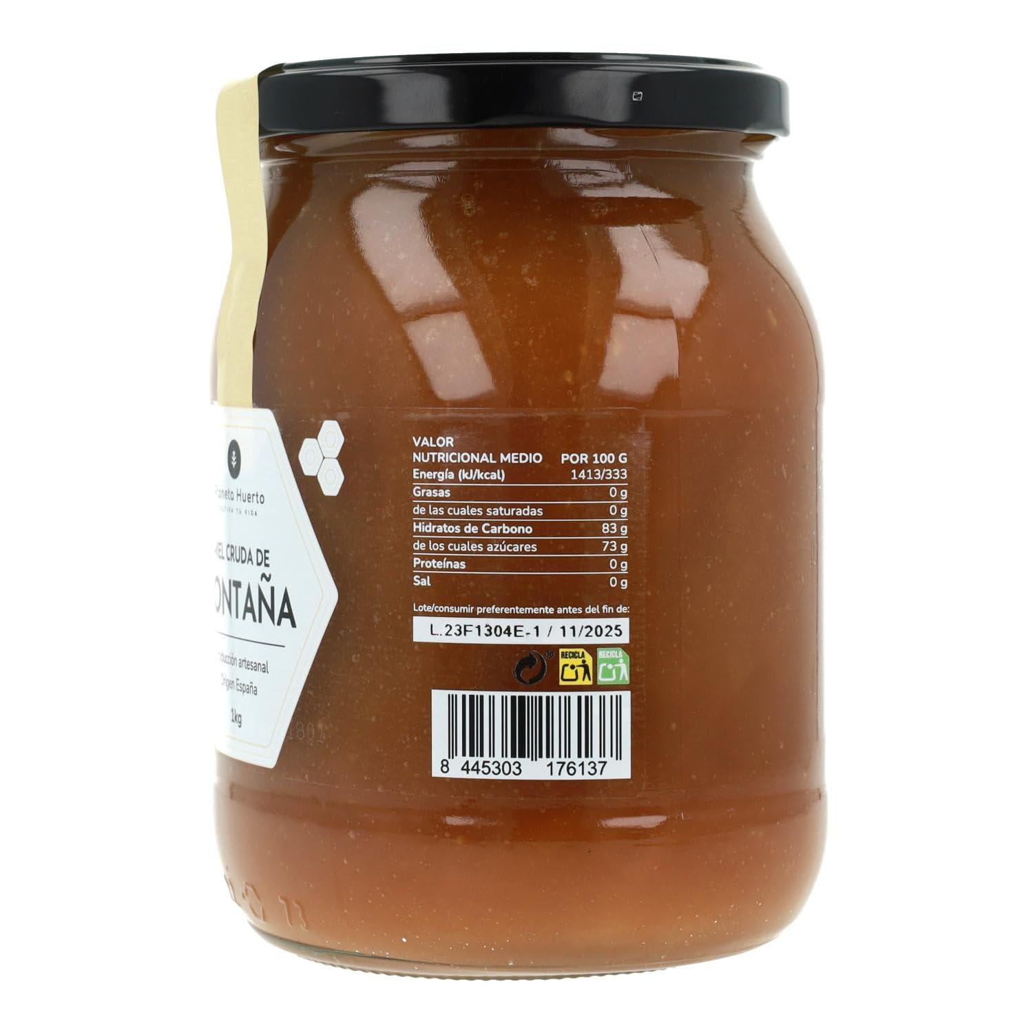 PLANETA HUERTO | Pack 6x Miel Cruda de Montaña 1 Kg