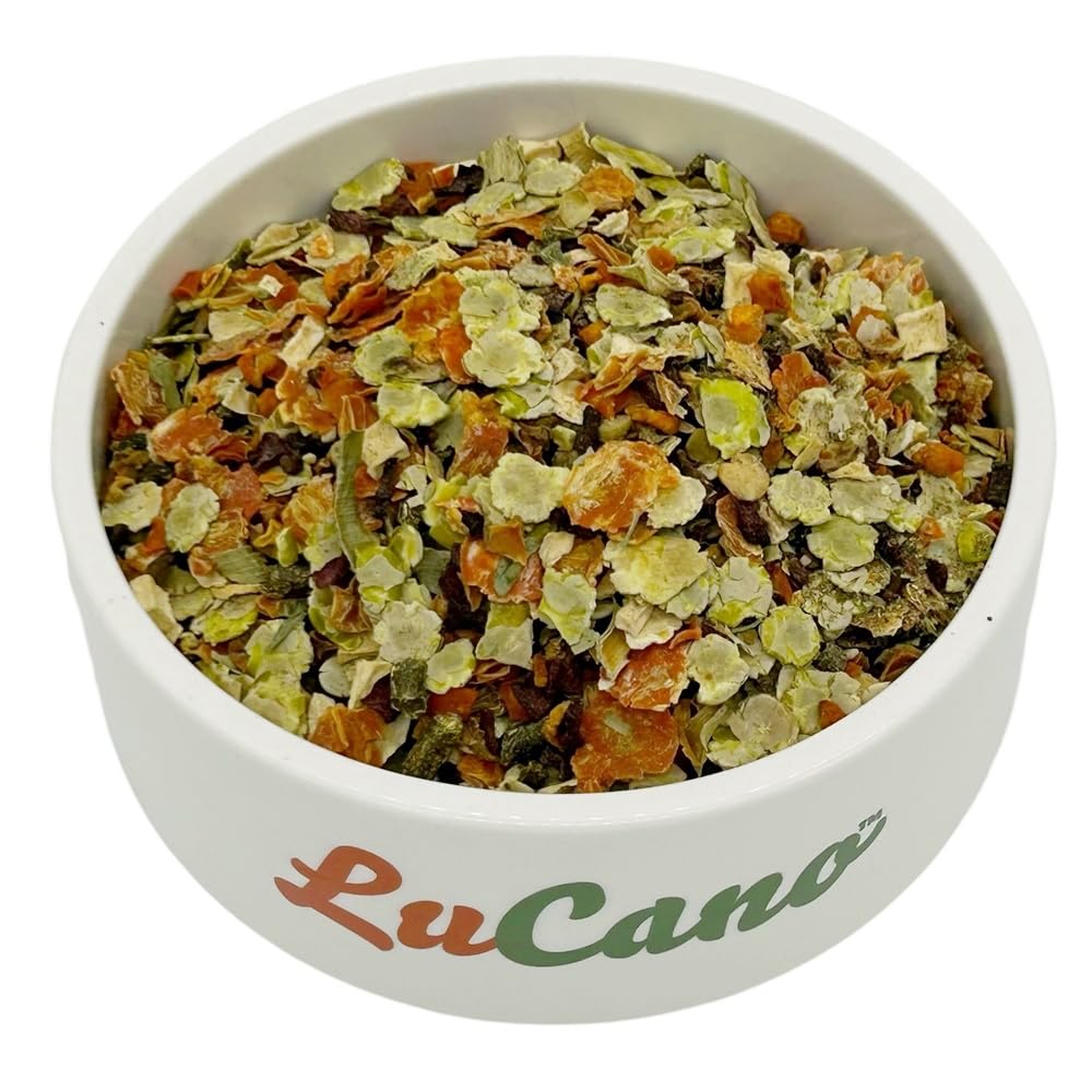 10 kg LuCano Gemüseflocken Mix für Hunde | Barf Ergänzungsfutter | Gemüsemischung | Trockengemüse