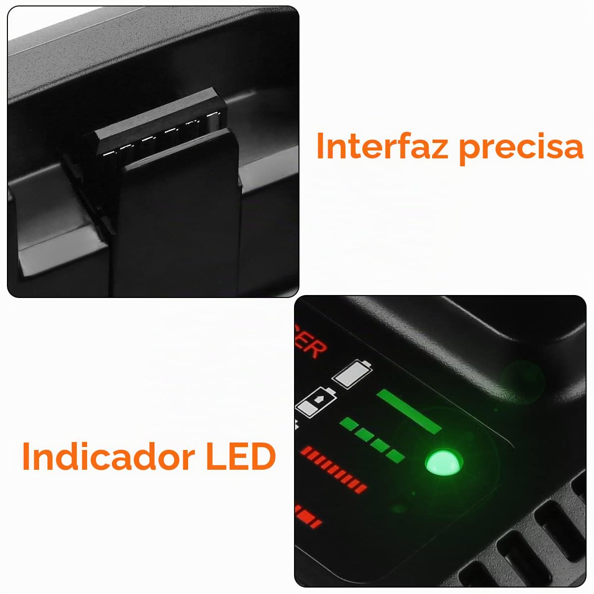 Energup 36V Cargador de Repuesto para Black + Decker 36V Cargador LCS36 LCS40 Compatible con Black Decker 36V/40V Batería BL20362 LBX2040 LBX36 LBXR36 LBXR2036