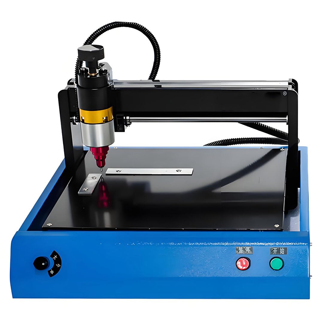 Ymnogjie Multicolor 400W Electric Marking Machine,Portable Metal Plastic Engraving Machine Desktop Nameplate Tag Marking Tool,0.05-1Mm Depth,For Mark Fixed Character Serial Number A
