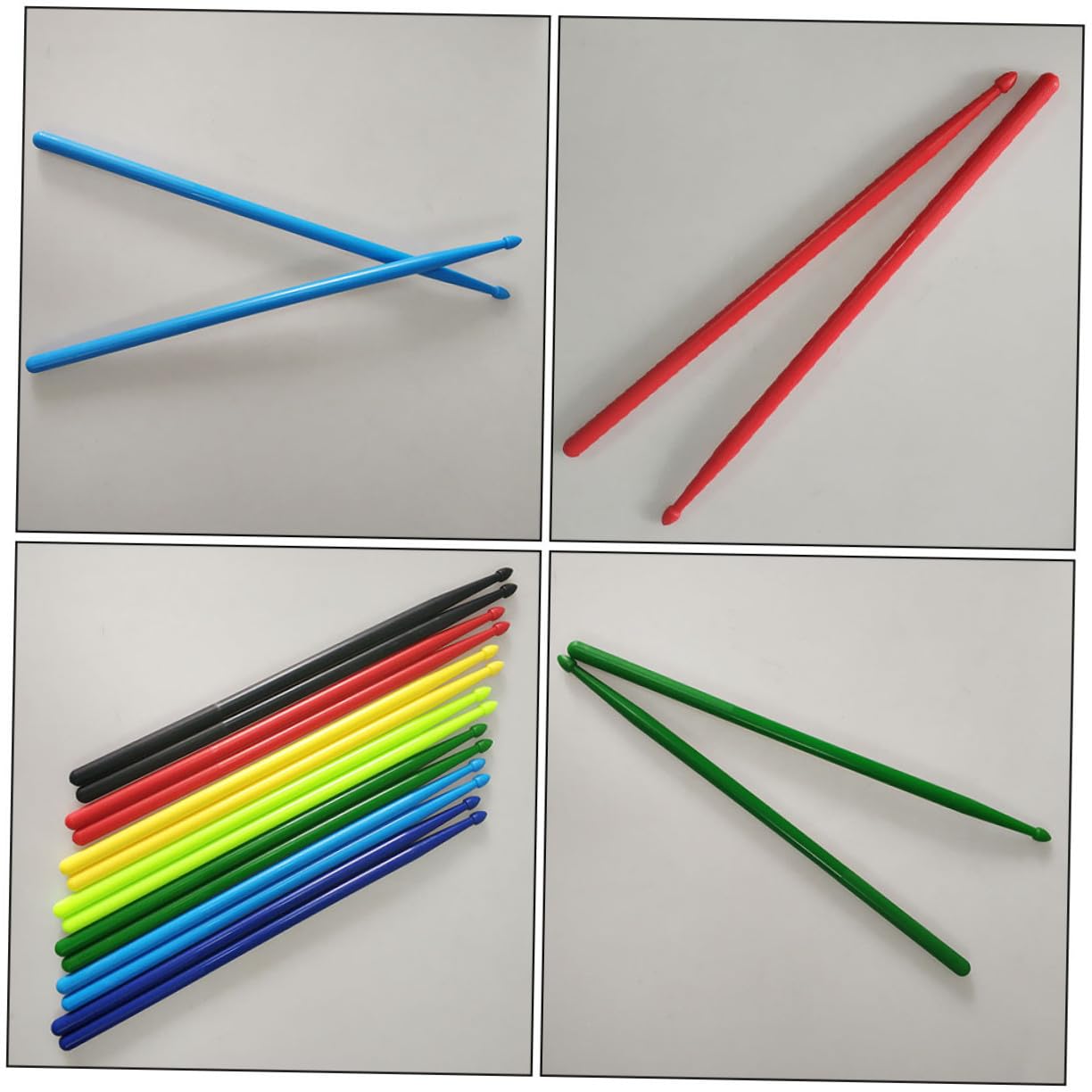 7 Paar 5a Nylon Trommelstöcke Bunt Rutschfest Langlebig Percussion Schlägel Für Anfänger Schlagzeug Musiker