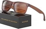 Lunettes de soleil polarisées KALIYADI pour hommes : lunettes classiques pour la conduite et la pêche avec verres haute définition UV400
