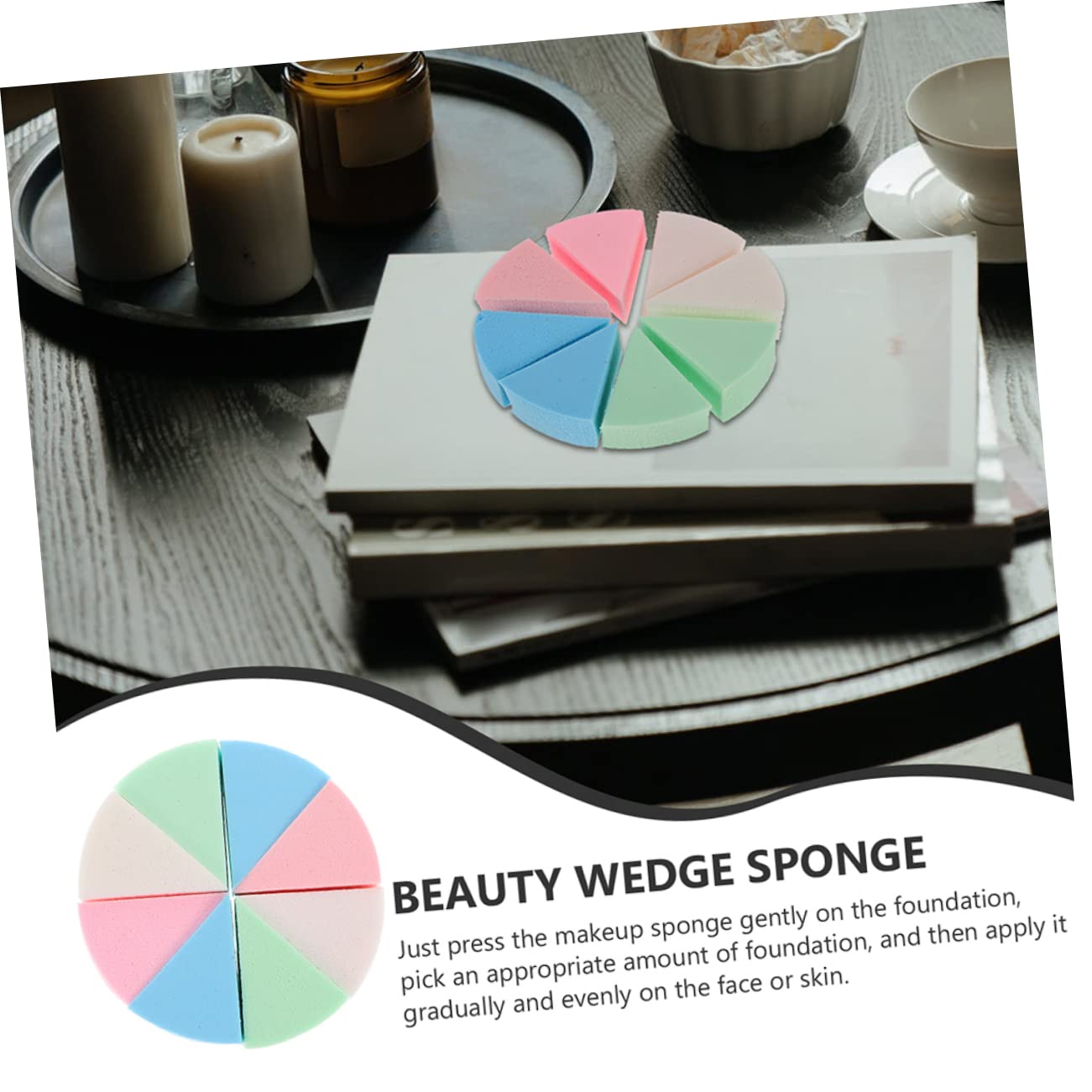 MAGICLULU 15 Sets Make-up-schwämme Für Nass- Und Trocken-make-up Dual-use-foundation-blender Schwämme Make-up-tools Für Frauen