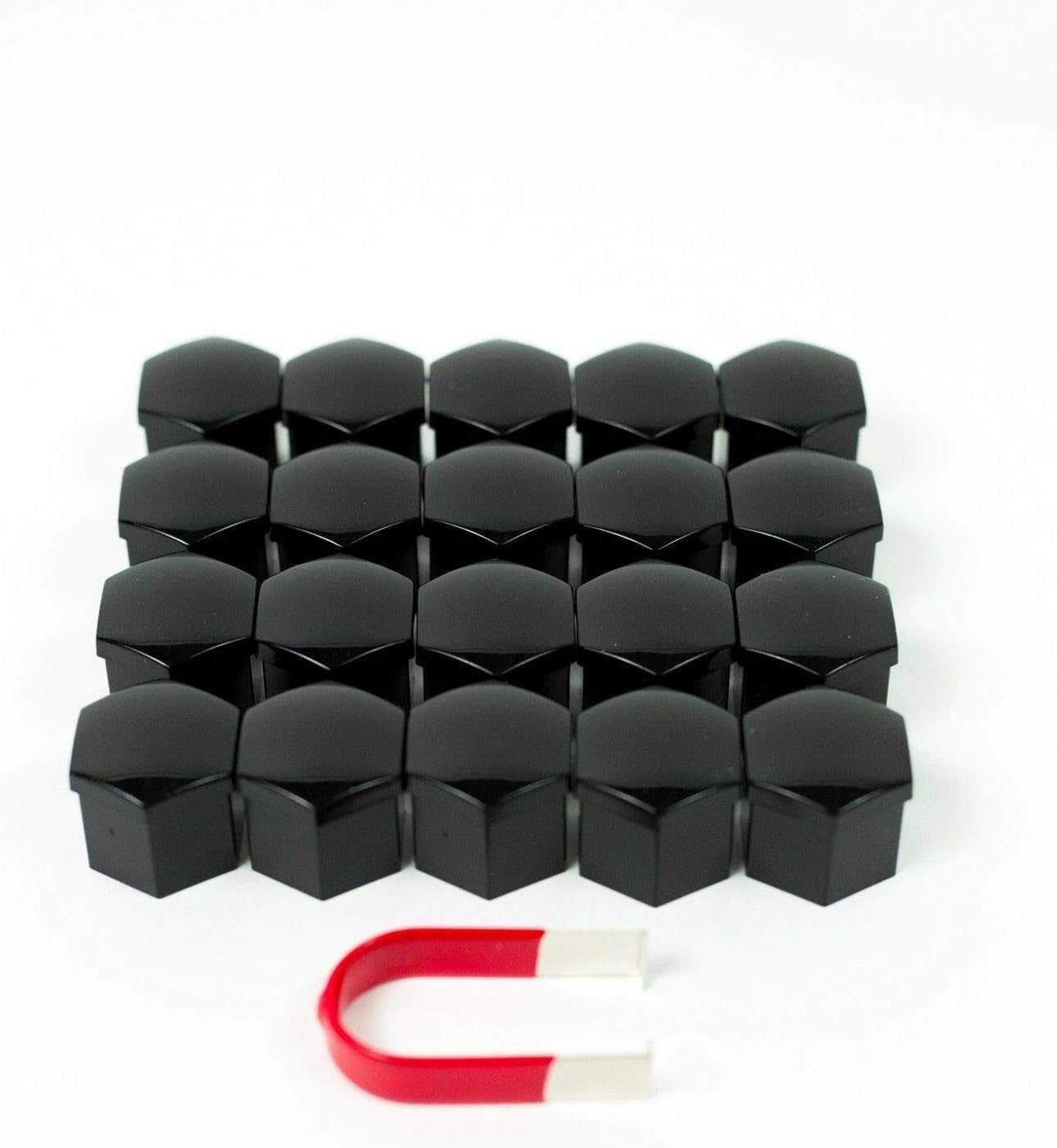 for 911 Cayman and Taycan Wheel Nut Covers/Lug Nut Covers - Glossy Black
