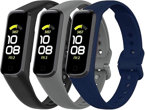Tkasing Compatible con Samsung Galaxy Fit 2 Bandas, correas de repuesto de silicona suave para Samsung Galaxy Fit2 R220 para mujeres y hombres