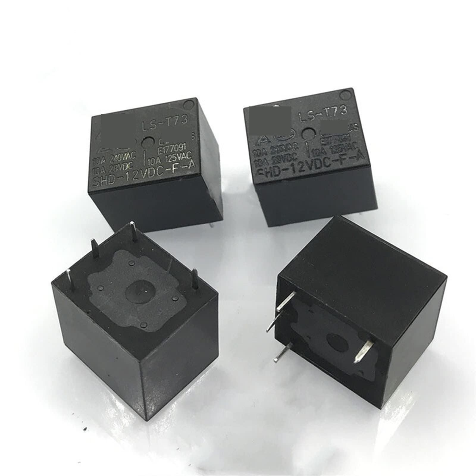 KCKEM10Pcs Relay LS-T73 SHD-12VDC-F-A SHD 12VDC F A SHD-DC12V-F-A 10A 4PINS 12V
