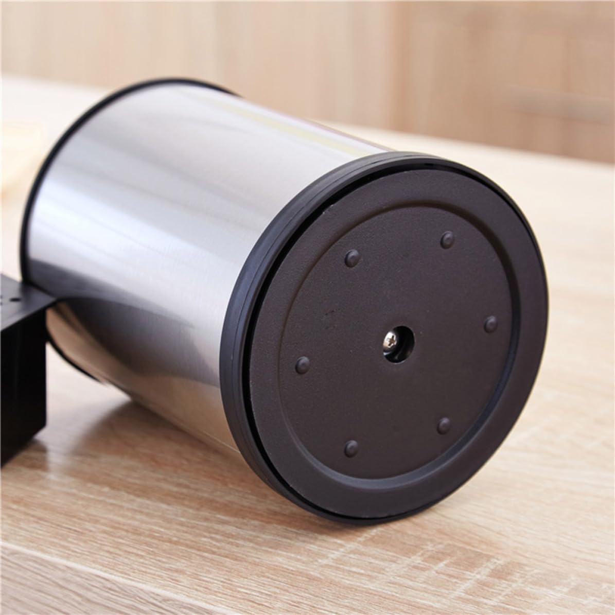 Chopstick Holder with Three Compartments Rotatable Stainless Steel