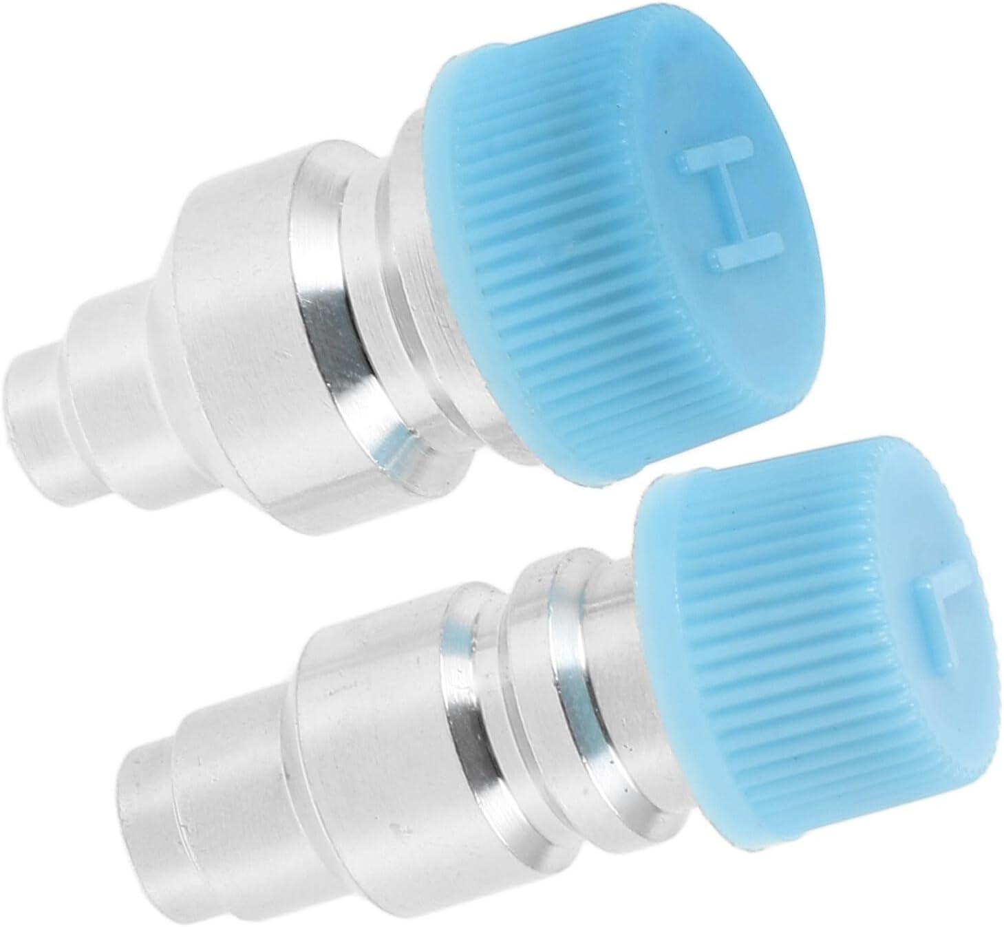 2pcs High and Low Pressure Adapter Set for Car Ac Hose Fittings Replacement Kit Compatible Vehicle Charging