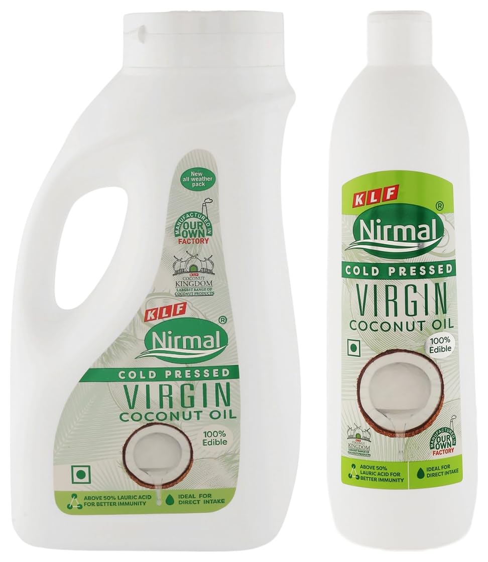 KLF Nirmal Virgin Coconut Oil Bottle 1L+500ml