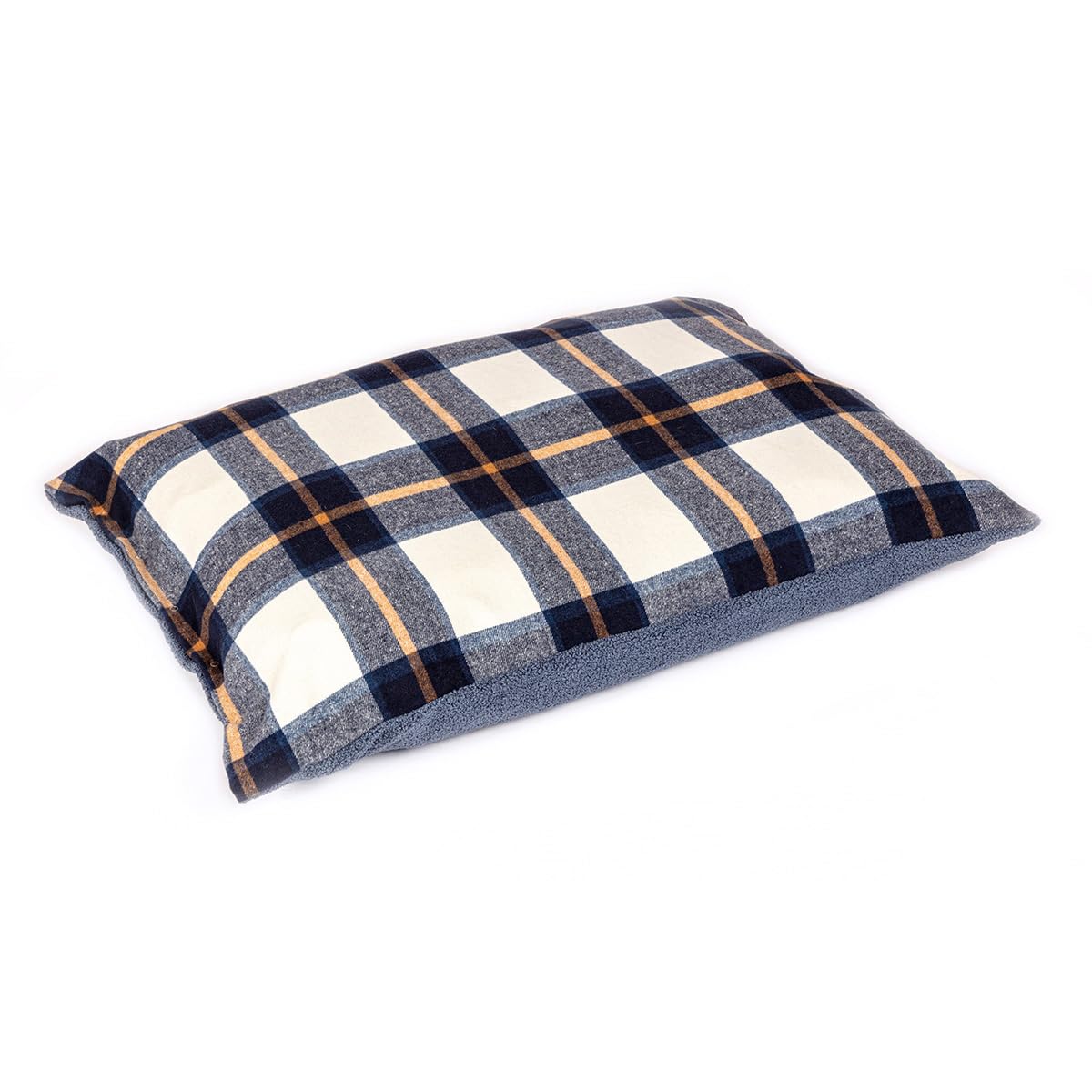 Danish Design Navy Bowmore Brushed Check Design Reversible Deep Duvet with Removeable Cover Large