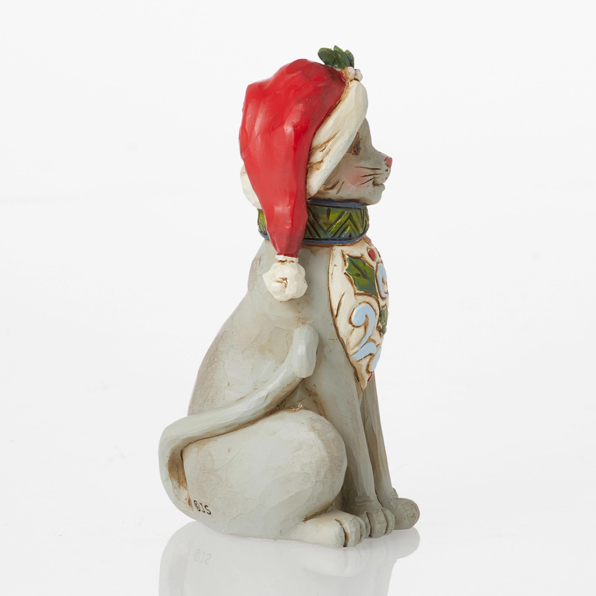 Figurine Jim Shore Heartwood Creek - Chat Et Papillon (mini, 8cm, Neuve)