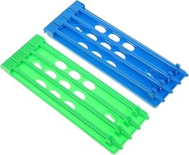 DECHOUS 2Pcs Pigeon Foot Ring Organizer Multi-Color Racing Pigeon Band Holder for Easy Classification and Storage Sturdy Poultry Ring Rack