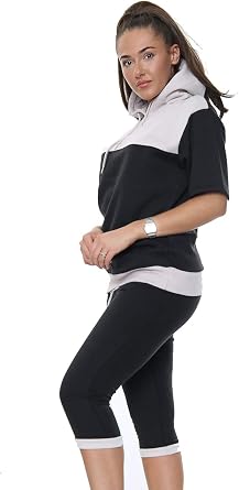 Women tracksuit loungewear 3/4 length 