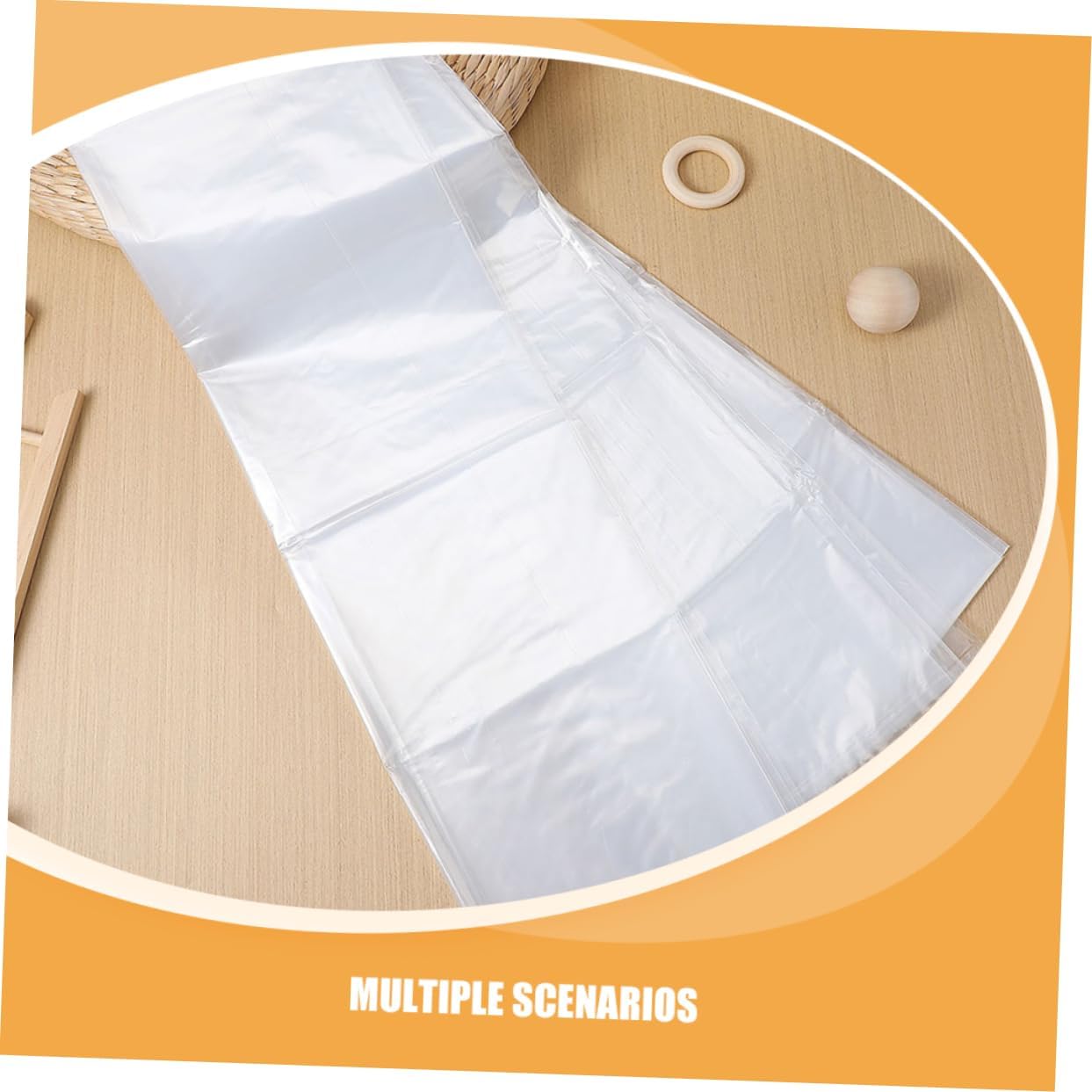 Cabilock 2pcs Queen Mattress Bags Heavy Duty Mattress Storage Covers for Moving Protective Packing and Design for -Term Storage