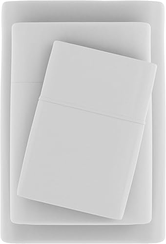 Miniatura 9 de Linen Market Sábanas para cama de tamaño Queen (gris claro)  Duerme mejor que nunca con estas sábanas Queen suaves y refrescantes  Bolsillo profundo