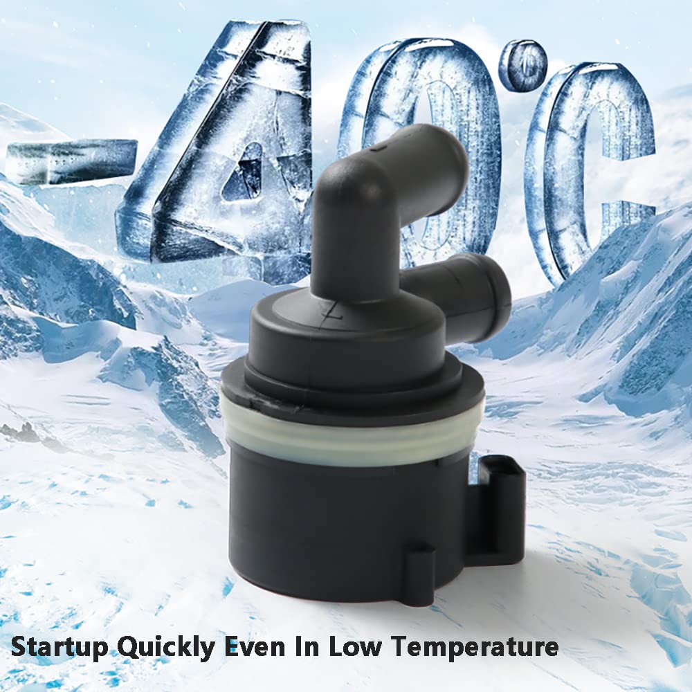 Bomba de agua refrigerante auxiliar para coche, 5N0965561A, compatible con A*DU1 compatible con V*0LKSWAGEN compatible con S e*at compatible con S*K0DA 2010-2018