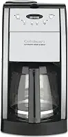 Cuisinart Máquina de café automática DGB-550BKP1, copo para 12 xícaras, preto