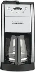 Cuisinart Máquina de café automática DGB-550BKP1, copo para 12 xícaras, preto