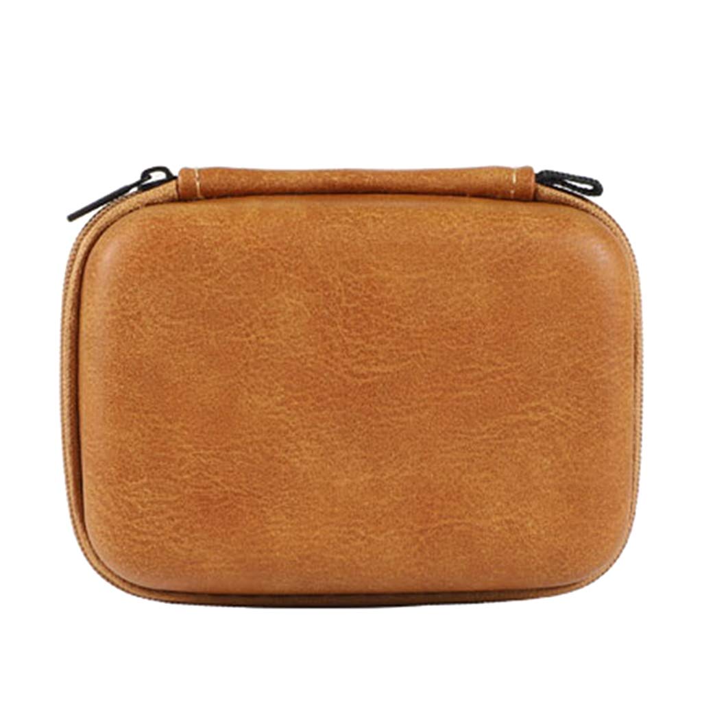 Maxtonser Leather Headphone Protective Cover for Shell Earphones Storage Cases Earphone Bags Spare Parts