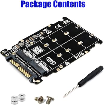 Amazon | デスクトップPC用JMT NGFF M.2 SSD M鍵付きU 2アダプタ2 in 1