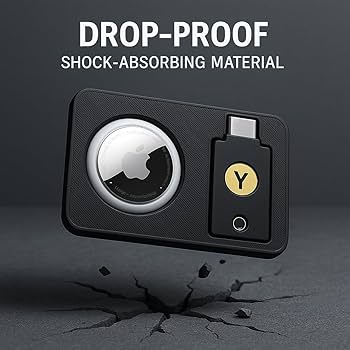 くま　カートリッジY Amazon.com: YubiKey 5 NFC Card Holder with AirTag Slot Anti-Loss