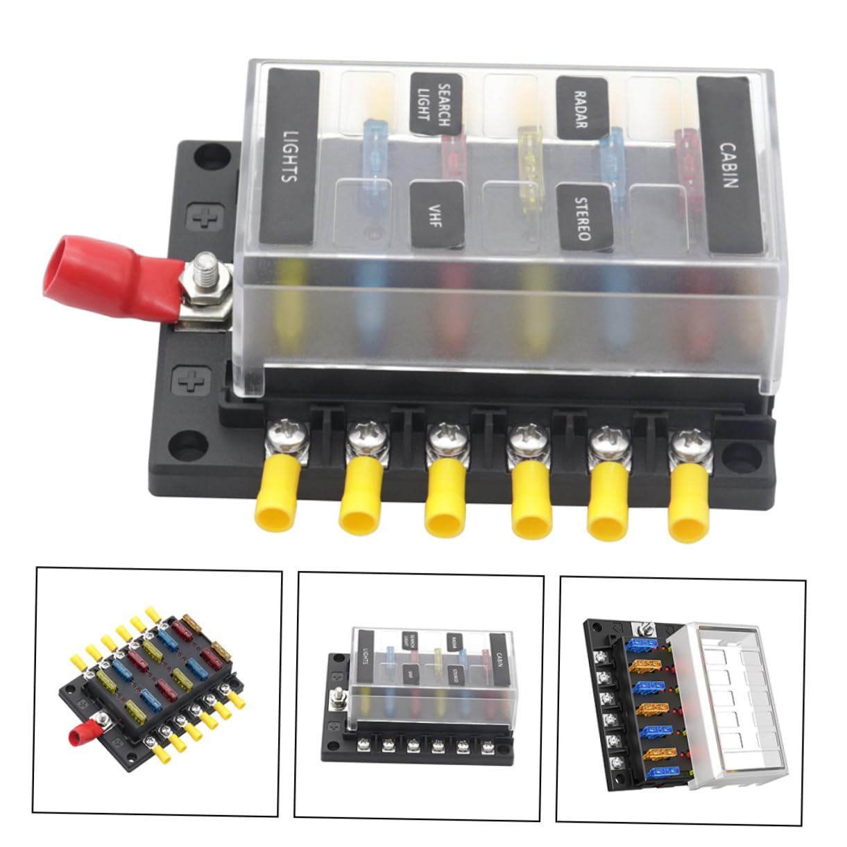 1set Portafusibili Per Auto e Camper Fusibili e Accessori Per Riparazione