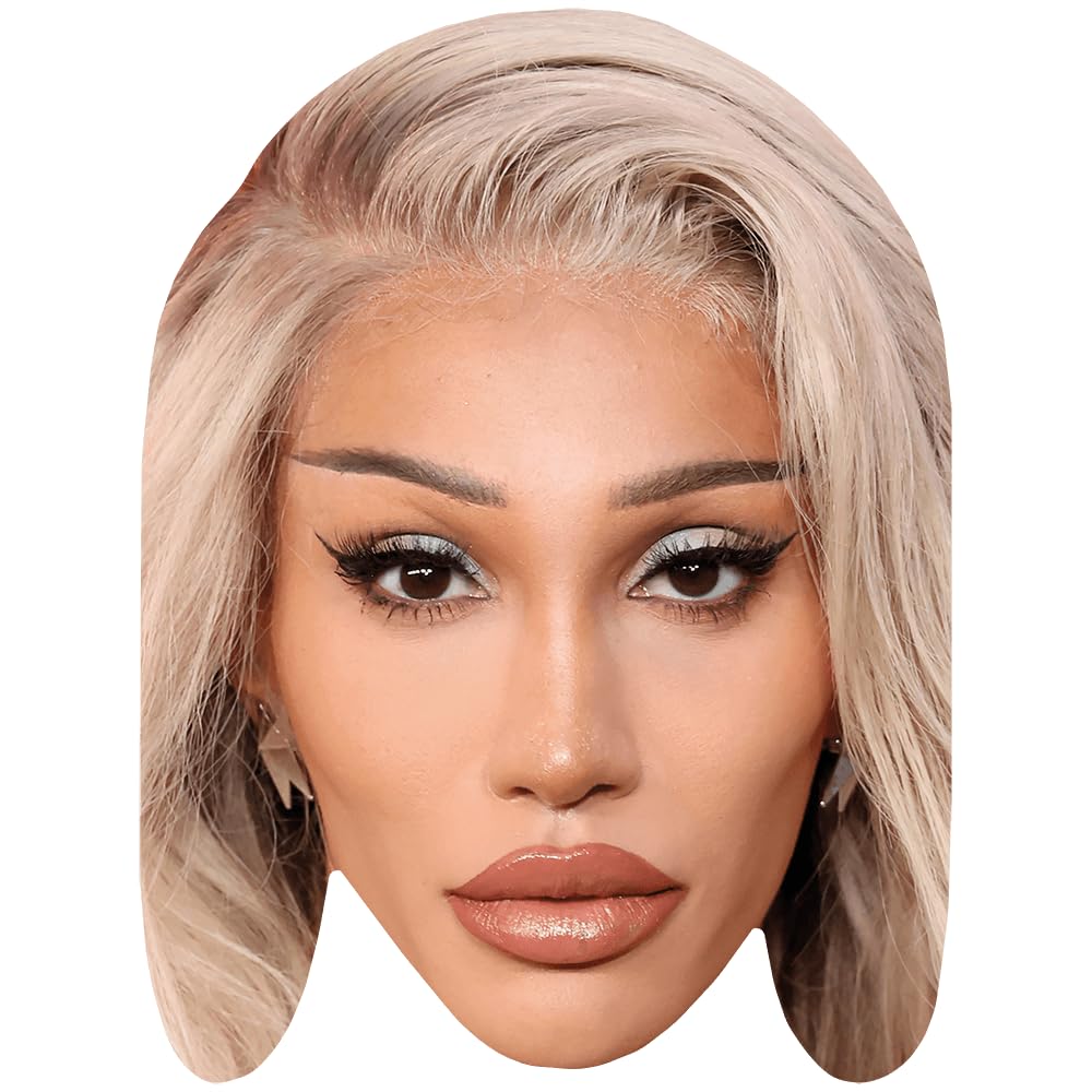 Elyse Alessandra Anderson (Blonde Hair) Celebrity Mask, Flat Card Face, Fancy Dress Mask