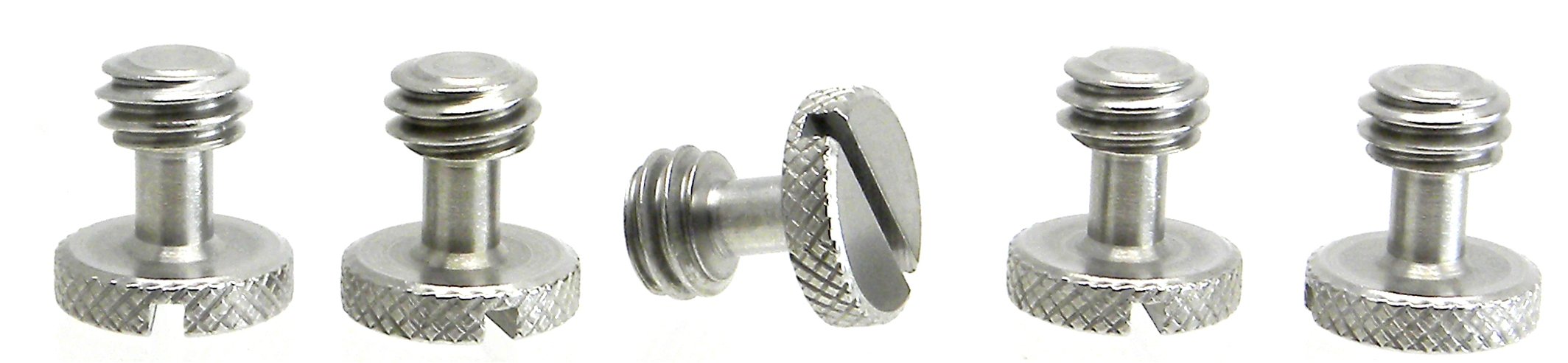 Steel Screws 3/8" Tripod Quick Release QR Plate Camera Flathead Slot Stainless SS ideal for Manfrotto / Sachtler (5)