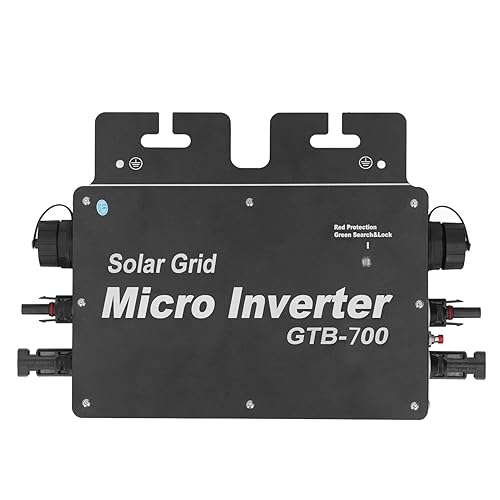 Miniatura 7 de Inversor de lazo de red solar, micro inversor de lazo de red de 700 W, voltaje de control WiFi IP65 potencia de identificación automática,