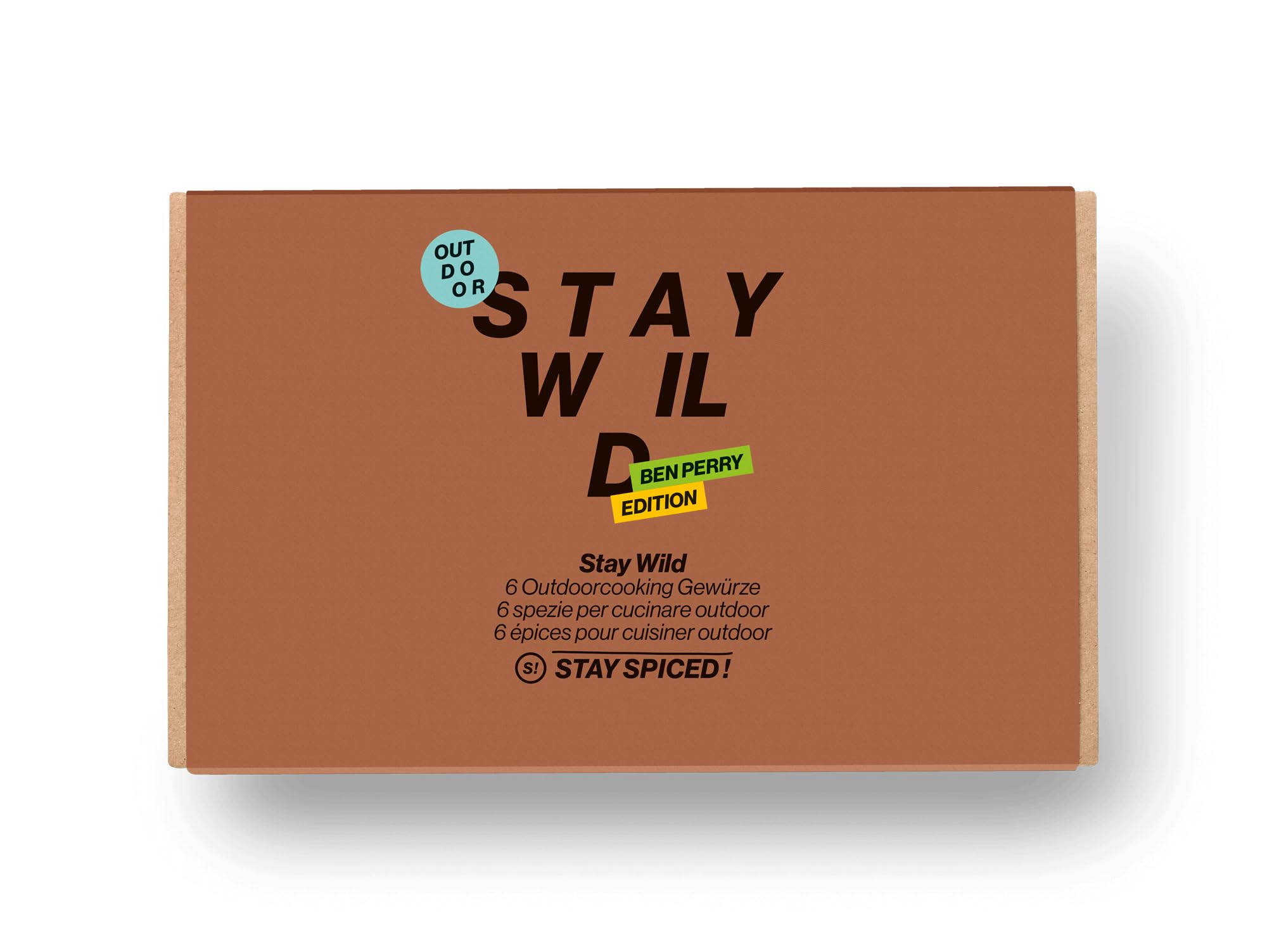STAY SPICED! STAY WILD! Edition Ben Perry | Premium Gewürzset mit 6 Gewürzen