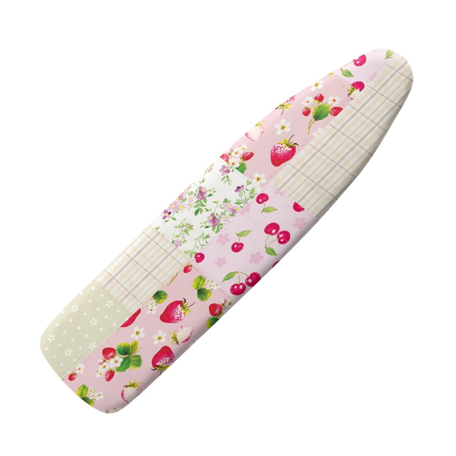 Ironing Board Cover 147X48 Strawberry Padded Iron Board Cover With Elasticated, Easy Fit And Resists Scorching, Cord Binding & Stretch System
