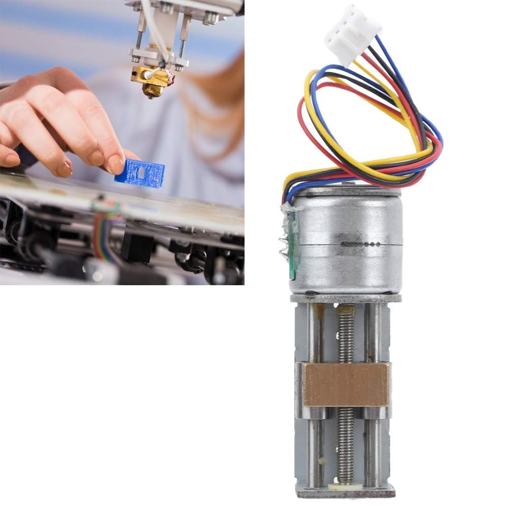 Schrittmotor mit Mini-Linear-Leitspindelmutter-Schieber, 20 mm bewegliche Schubmotoren Gleitführungsschiene CNC-Schraube für CNC-Fräser Engrvaving Fräsmaschine