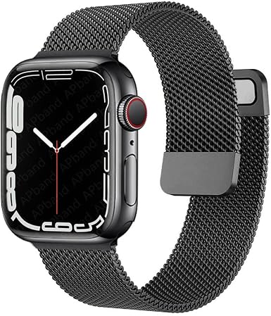 Compatible for Apple Watch Band 41mm 40mm 38mm 45mm 44mm 42mm, Stainless  Steel Mesh Magnetic Metal Strap Compatible iWatch series 7/6/SE/5/4/3/2/1 :  Cell Phones \u0026 Accessories