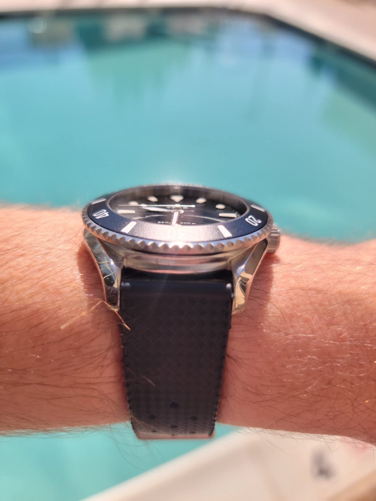 43/mo Finance Vaer DS4 Solar Dive Watch for Men Ocean Ready 20 ATM