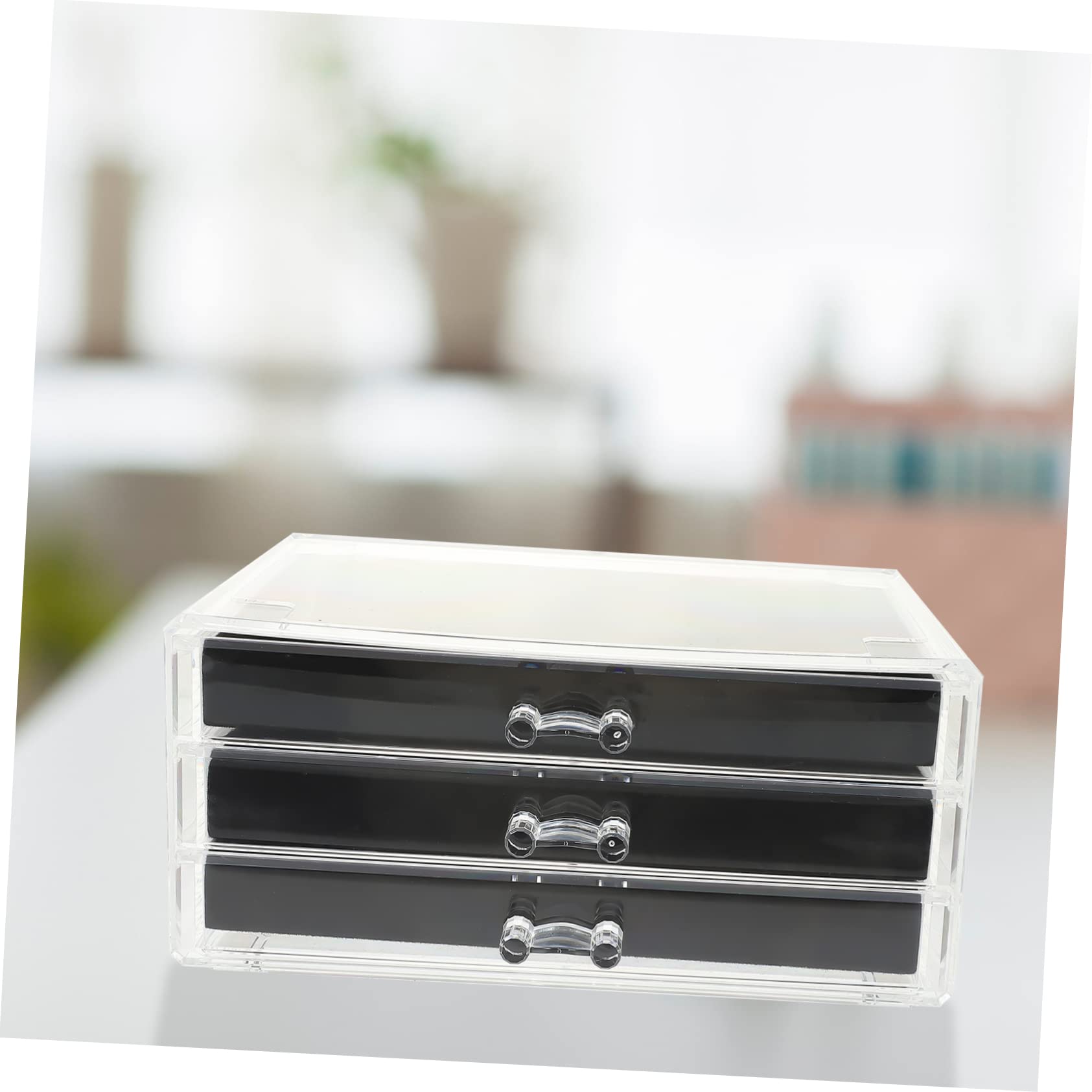 Abaodam Scatola Portaoggetti Per Orecchini Contenitore Per Gioielli Organizer Da Viaggio A 3 Strati Custodia Per Orecchini Custodia Per Collane Organizer Per Trucco