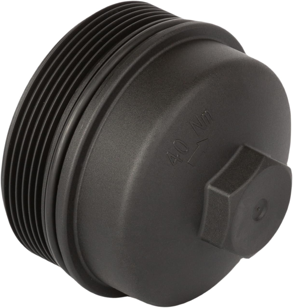 3C3Z6766CA Oil Filter Cap Compatible with Ford 6.0 6.4 Powerstroke 2003-2010 F250 F350 F450 F550 Super Duty,2003-2005 Excursion,6.0L 6.4L Diesel Replaces EC-781,3C3Z-6766-CA (Set of 4)