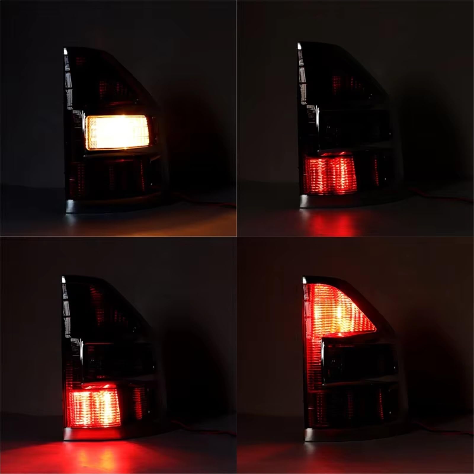 Compatible Con Mitsubishi Para Shogun V75 2001 2002 2003 Conjunto De Trasera Coche Lámpara Señal Giro Advertencia(Left)