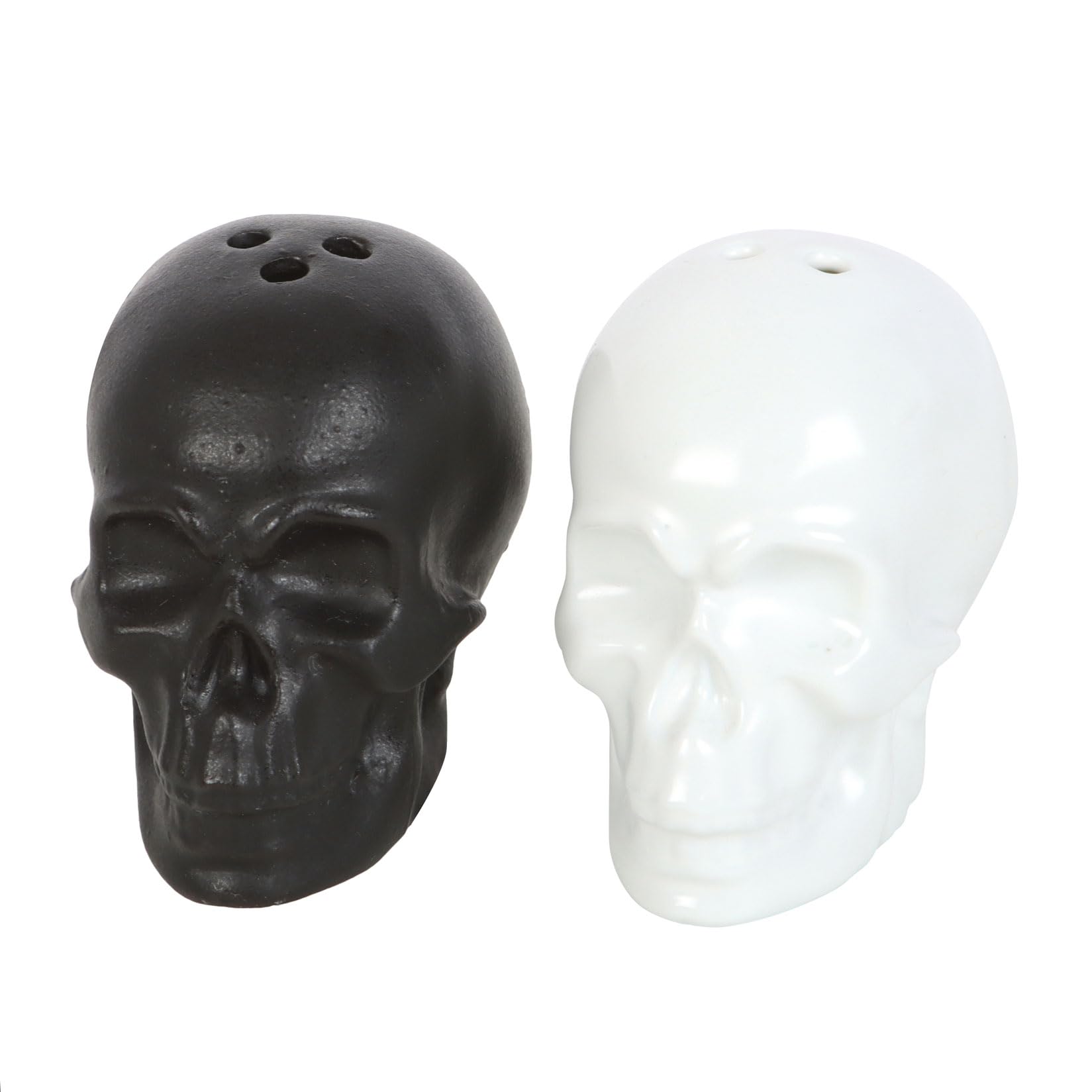 Something Different Wholesale Black Skull Salt And Pepper Shakers - Perfect For Halloween Or Year-Round Use