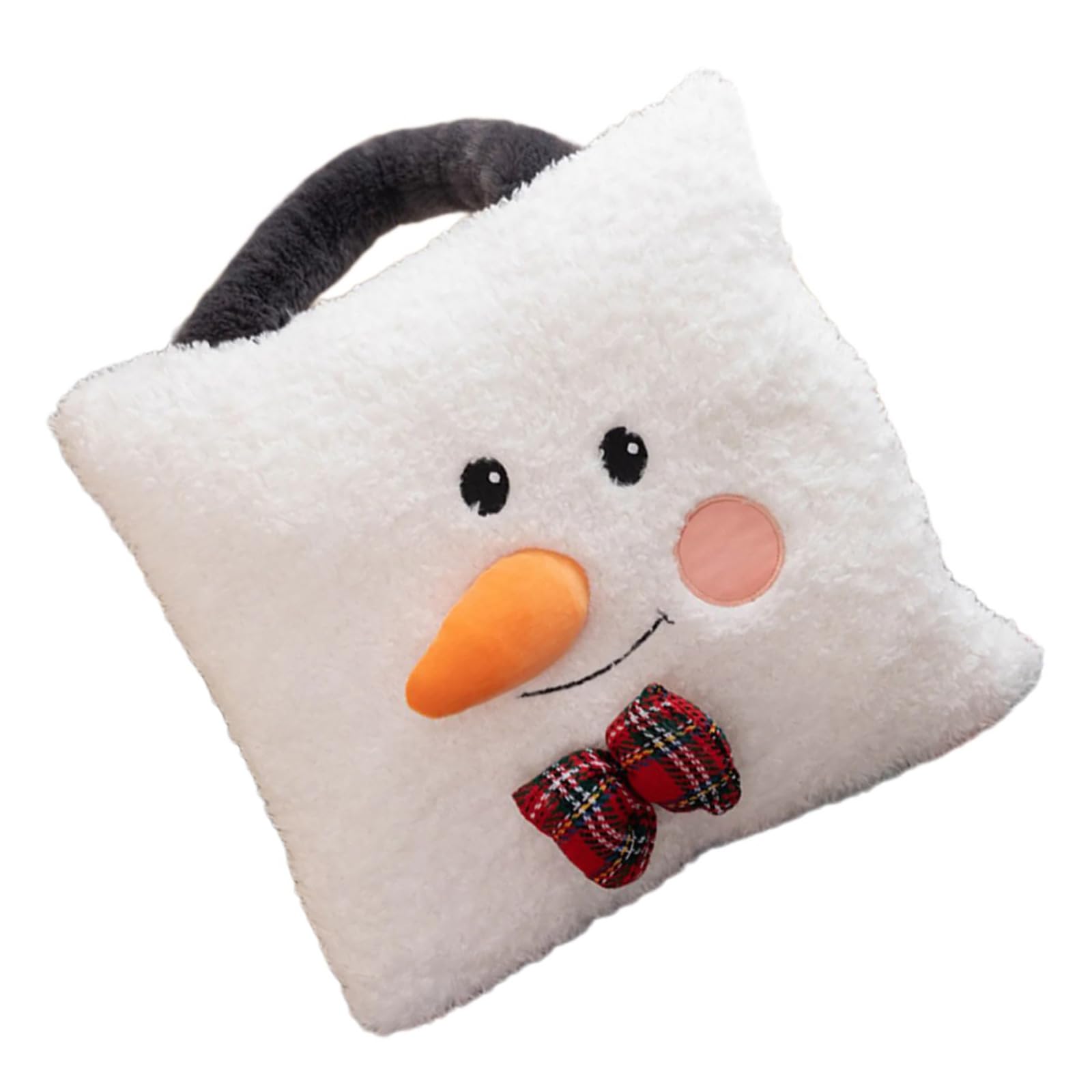 Carotoe Snowman Plushie Through Pillow Christmas Home Party Decoration Cushion Bag Santa Reindeer Comfortable Home Styling Decorative Pillow Cushion