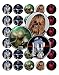 60 Precut 1" STAR WARS Bottle Cap Images Set 1
