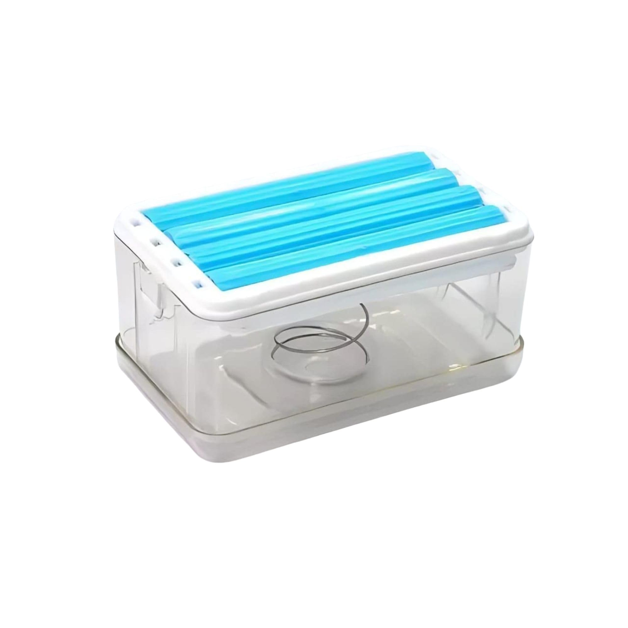 2 in 1 Portable Laundry Soap Roller Box Plastic Soap Dispenser Case with Lid and Rolling Scrubber for Easy Cloth Washing, Compact Hand Washing Tool for Home & Travel (Made in India)-image-6