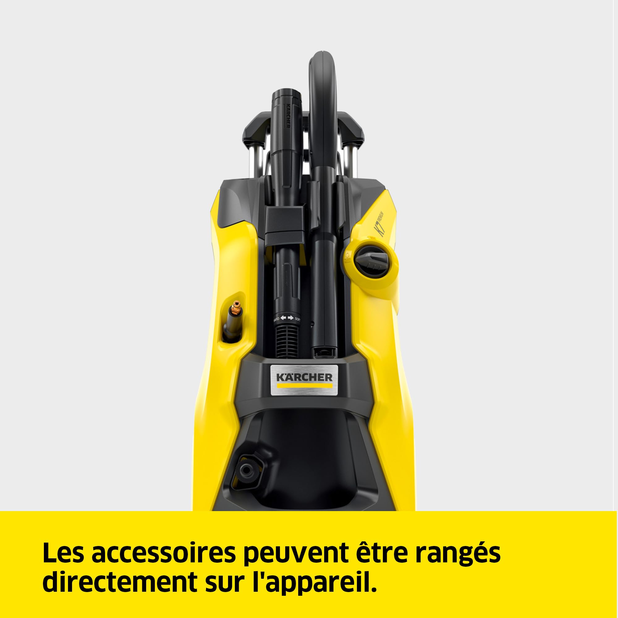 Nettoyeur Haute Pression K 7 Premium Power Control Flex, Pression Max 180 Bar, Débit : 600l/h, Surface : 60m²/h, Poids : 17,7 kg, Pistolet et Flexible Haute Pression, Lance Vario Power, Rotabuse