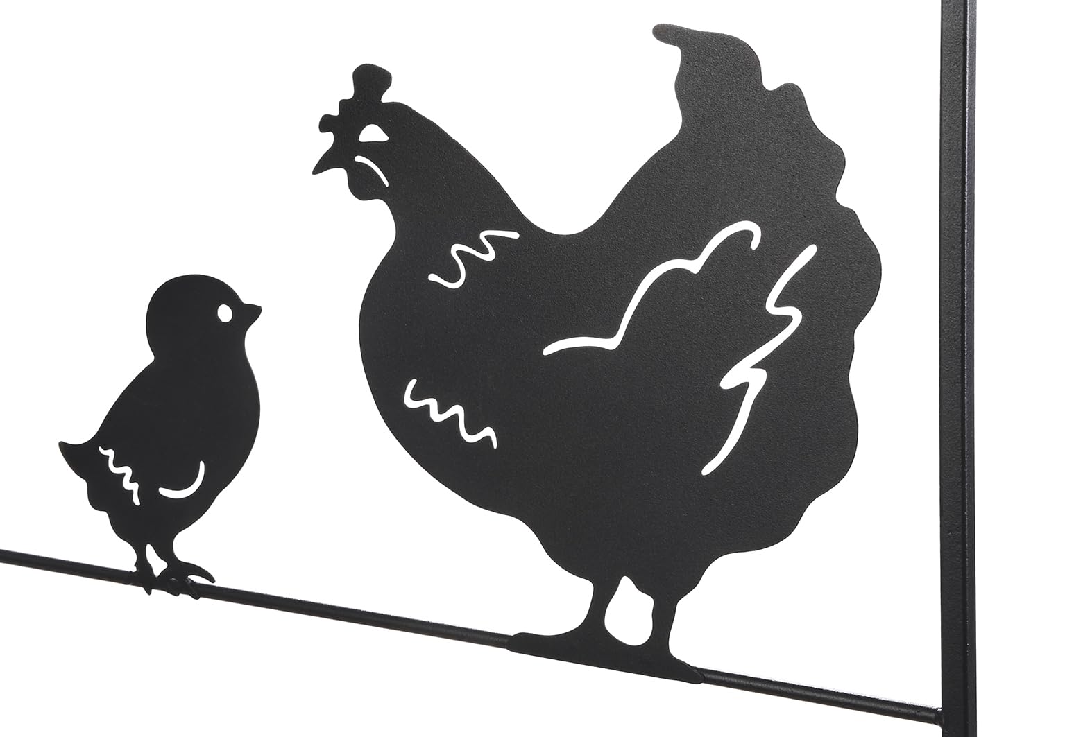 Kobolo Gartenstecker Perch 151 cm Schwarz